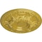 Ekena Millwork Granada Ceiling Medallion (Fits Canopies up to 7 1/8"), Hand-Painted Rich Gold, 23 1/2"OD x 2 3/4"P CM24GARGS - alternate 2